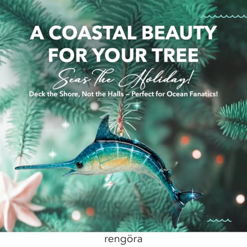 Swordfish Christmas Ornament