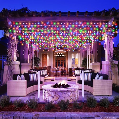 66FT 640 LED Icicle Lights for Outside