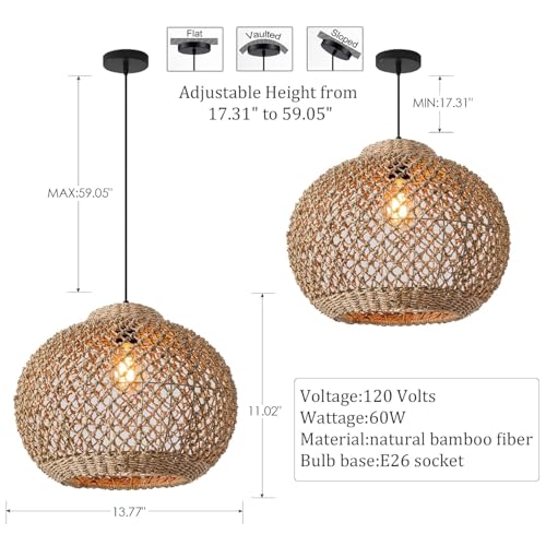 Rattan Pendant Light