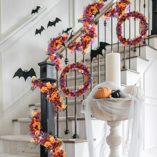 33 FT Halloween Tinsel Garland Decorations (33 Foot)