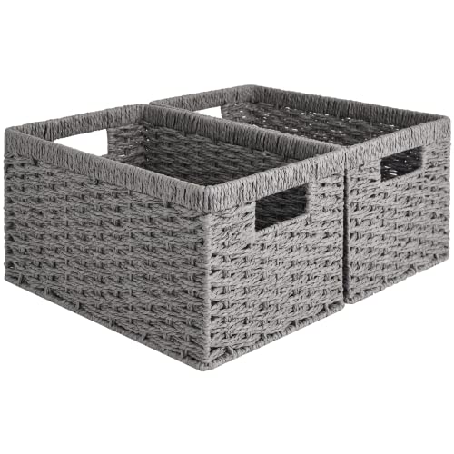 Wicker Storage Baskets (2 Count)