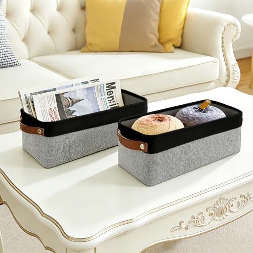 Small Fabric Storage Baskets (4 Count)