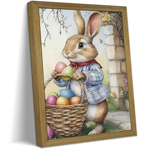 Framed Easter Bunny Wall Art