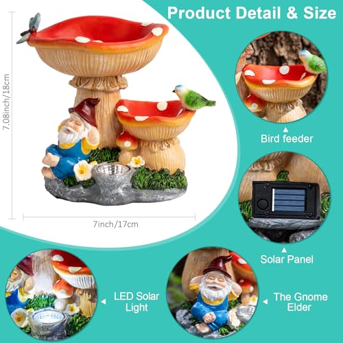 Solar Gnome Statues Figurine Lights