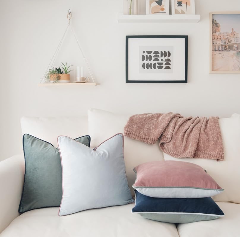 Decorative Throw Pillow Covers Cushion Cases (4 Count)