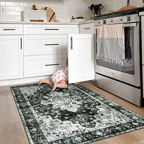 Ultra Thin Washable Vintage Area Rug