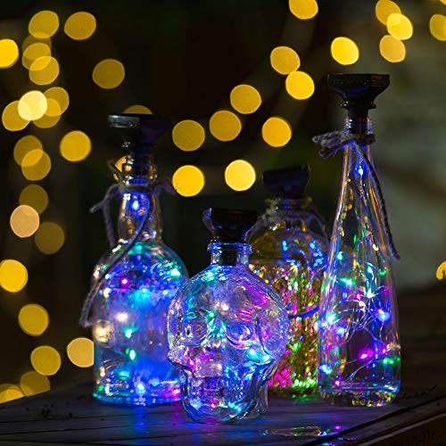 Upgraded 12 Pack Solar Wine Bottle Lights (12 Count)