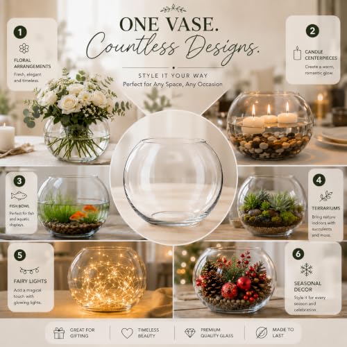 Glass Bubble Vase