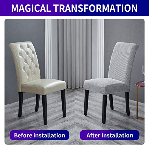 Stretch Chair Covers for Dining Room Set of 6