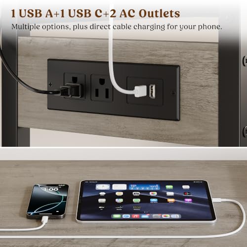 Entryway Table with Outlets