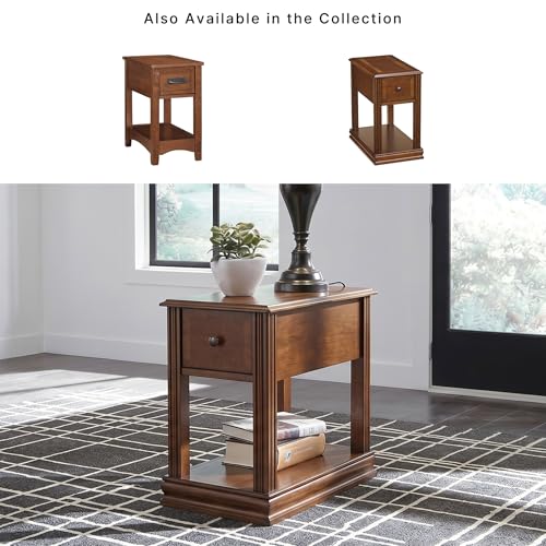 Breegin Narrow Chairside End Table