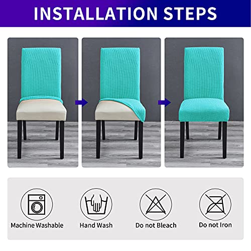 Stretch Chair Covers for Dining Room Set of 4