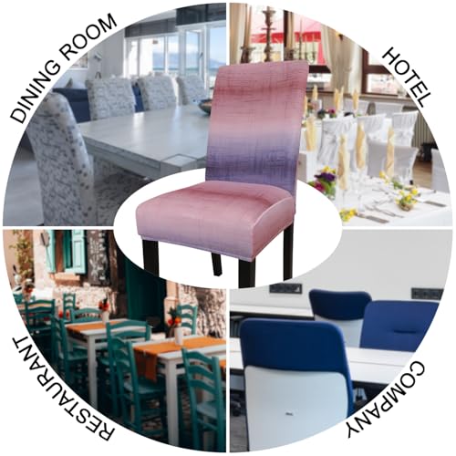Pattern Chair Covers for Dining Room Set of 6