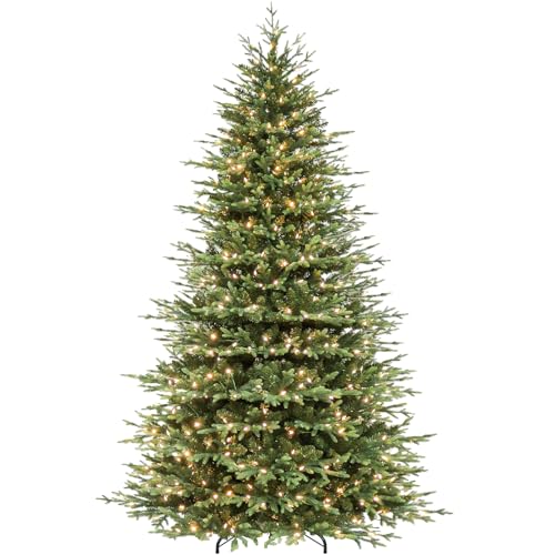 9 ft Prelit Christmas Tree with Realistic PE Foliage