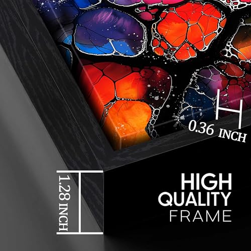 Large Framed Colorful Abstract Canvas Wall Art for Living Room Bedroom Home Office Modern Colorful Abstract Picture Large Canvas Prints With Wood Framed Size 30x60