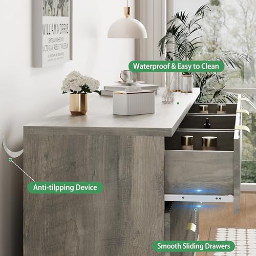 Fluted Dresser for Bedroom with 12 Drawers