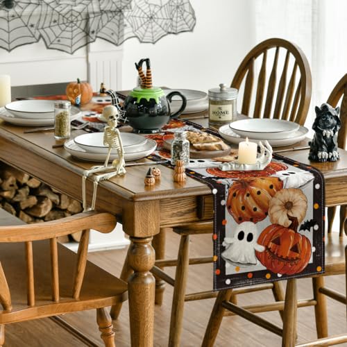 210 GSM Halloween Table Runner Home Party Decor 13x108 Inch