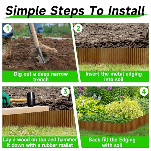Corrugated Garden Edging