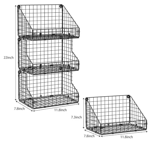 3 Tier Stackable Detachable Snack Organizer