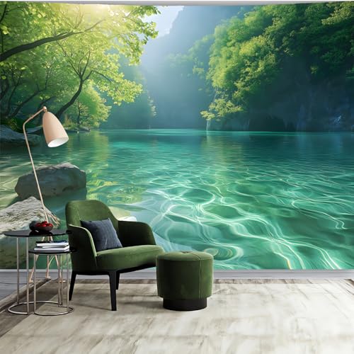 Nature Tapestry Forest Tree Sea Cave Wall Hanging