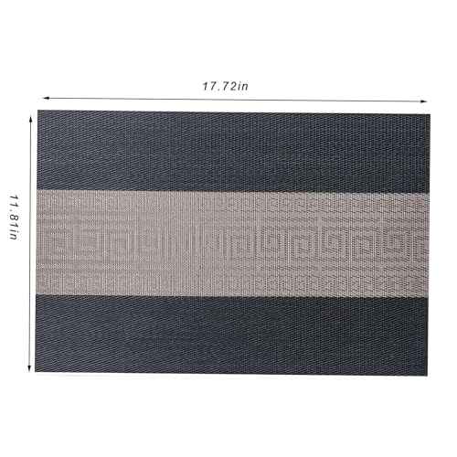 Placemats Set of 6 Washable Indoor (6 Count)