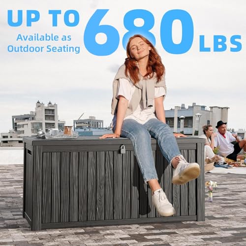 200 Gallon Deck Boxes Outdoor Waterproof