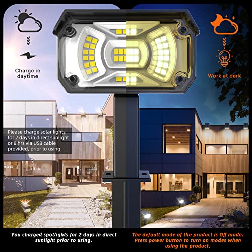 Solar Spot Lights Outdoor (8 Count)