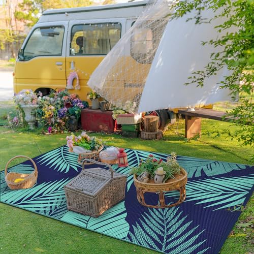 Outdoor Rug Waterproof Plastic Rugs for Patio