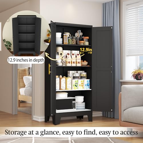 Black Metal Storage Cabinet