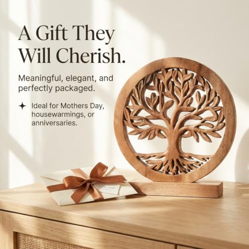 Wood Tree of Life Sculpture