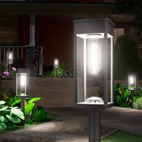 Solar Walkway Lights Outdoor (4 Count)
