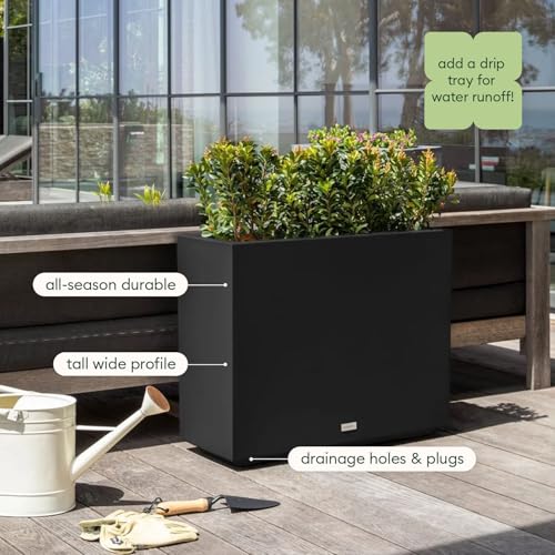 Block Series Span Planter (2 Count)