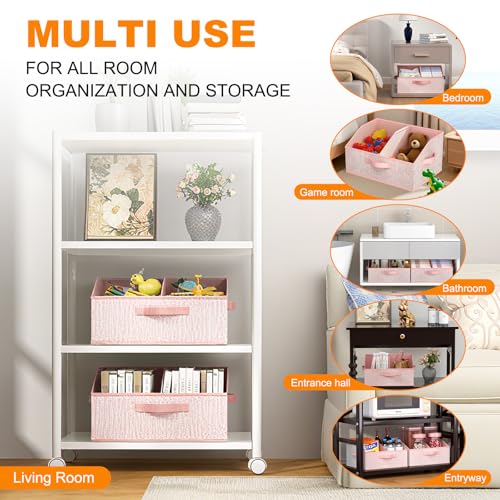 6 Pack Trapezoid Storage Bins (6 Count)