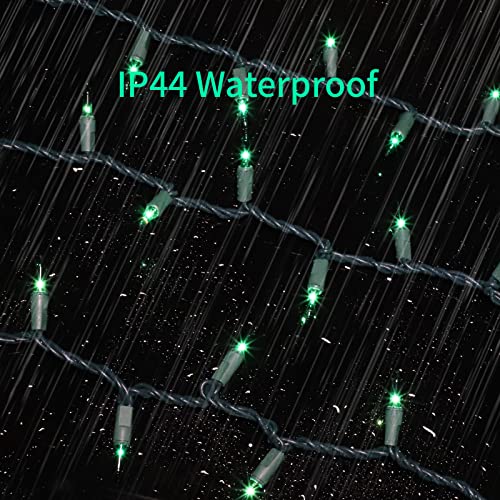 Green Wire Green 300 Incandescent Bulb Mini String Lights for Indoor Christmas Tree Garland Birthday Wedding Party Festival Decoration (300 Count)