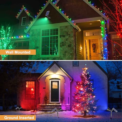 Solar Lights Outdoor Waterproof Spot Lights (2 Count)