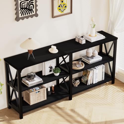 Black Sofa Table for Entryway