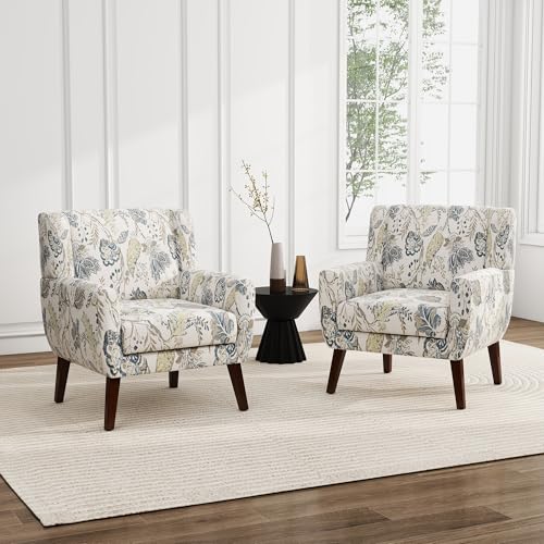 Floral Accent Chairs Set of 2 (2 Count)