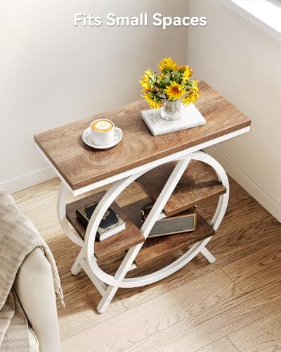 End Table Narrow Side Table with 4