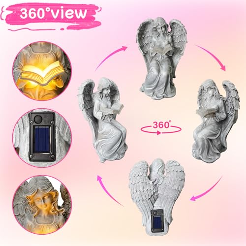 Solar Garden Angel Statue