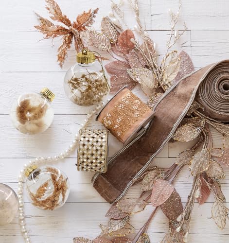 12 Pcs Rustic Christmas Ball Ornaments