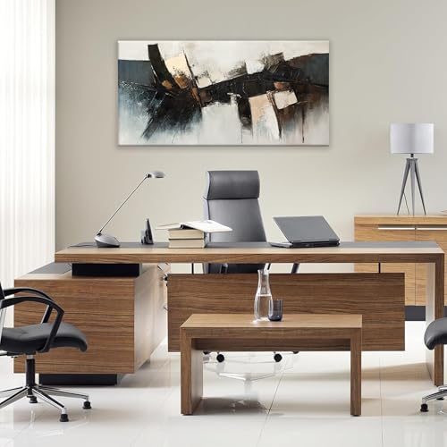 Abstract Wall Art Small Size Wall Art Home Wall Decor Artwork Modern Black Canvas Art Wall Decor Painting Prints Pictures For Bedroom Office 20"X 40"