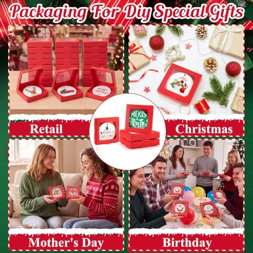 50 Pcs Christmas Sublimation Ornament Blanks Box (50 Count)