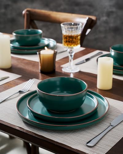 Mercury 24 Piece Dinnerware Set with Pasta Bowls