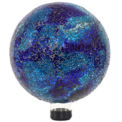 Sunnydaze 10" Mosaic Glass Gazing Ball for Garden