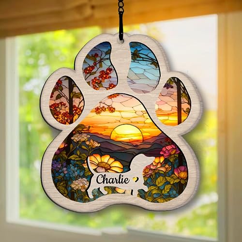 Personalized Dachshund Suncatcher Dog Memorial Gifts