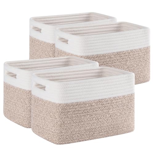 4 Pack Storage Baskets for Organizing (4 Count)