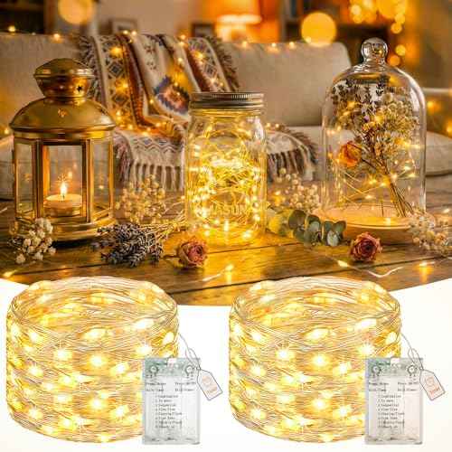 2 Pack Fairy Lights Battery Operated (2 Count)