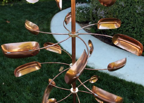 Kinetic Copper Wind Sculpture