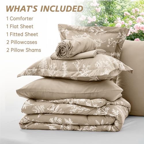 Taupe Full Comforter Set