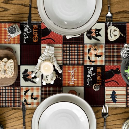 210 GSM Halloween Table Runner Home Party Decor 13x120 Inch